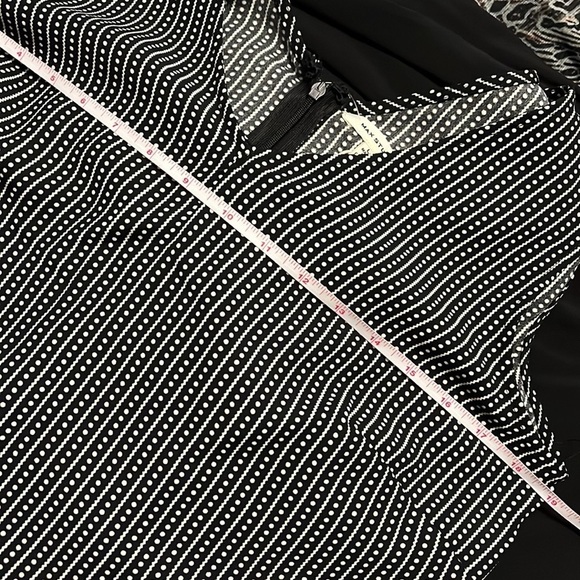 Sleeveless jumpsuit by Max Studio, black and white with pockets, large, new - Picture 9 of 14